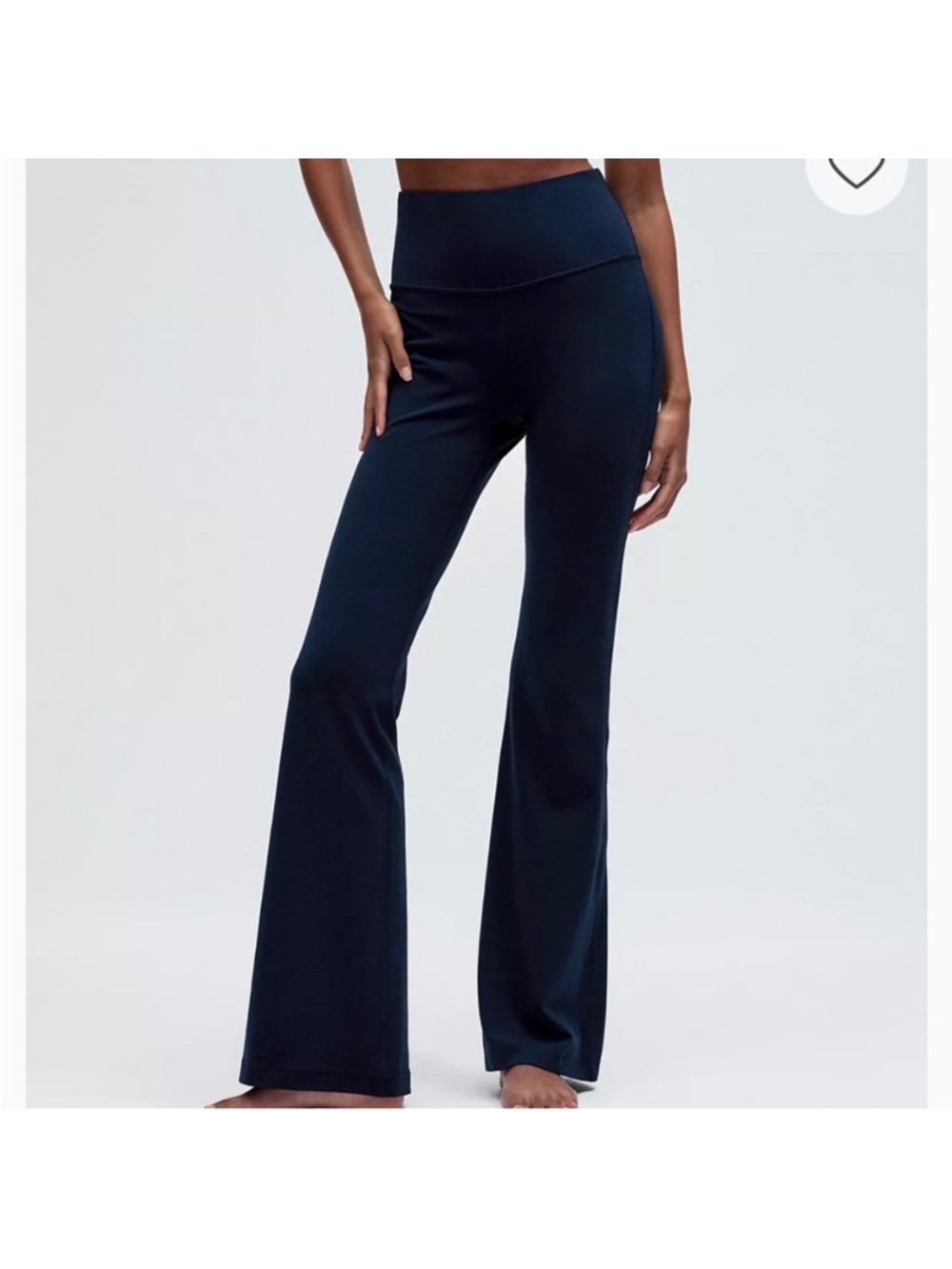 Lululemon Groove Nulu Super-High-Rise Flared Pants size 6. Navy